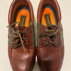 Timberland Men’s Icon Three-Eye Waterproof Gore Tex Boat Shoes 👞